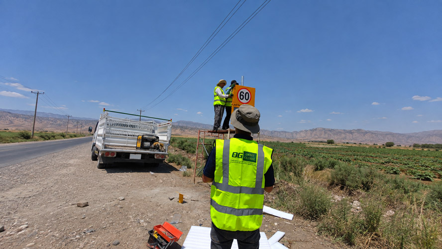 Orbit Global road-signs project